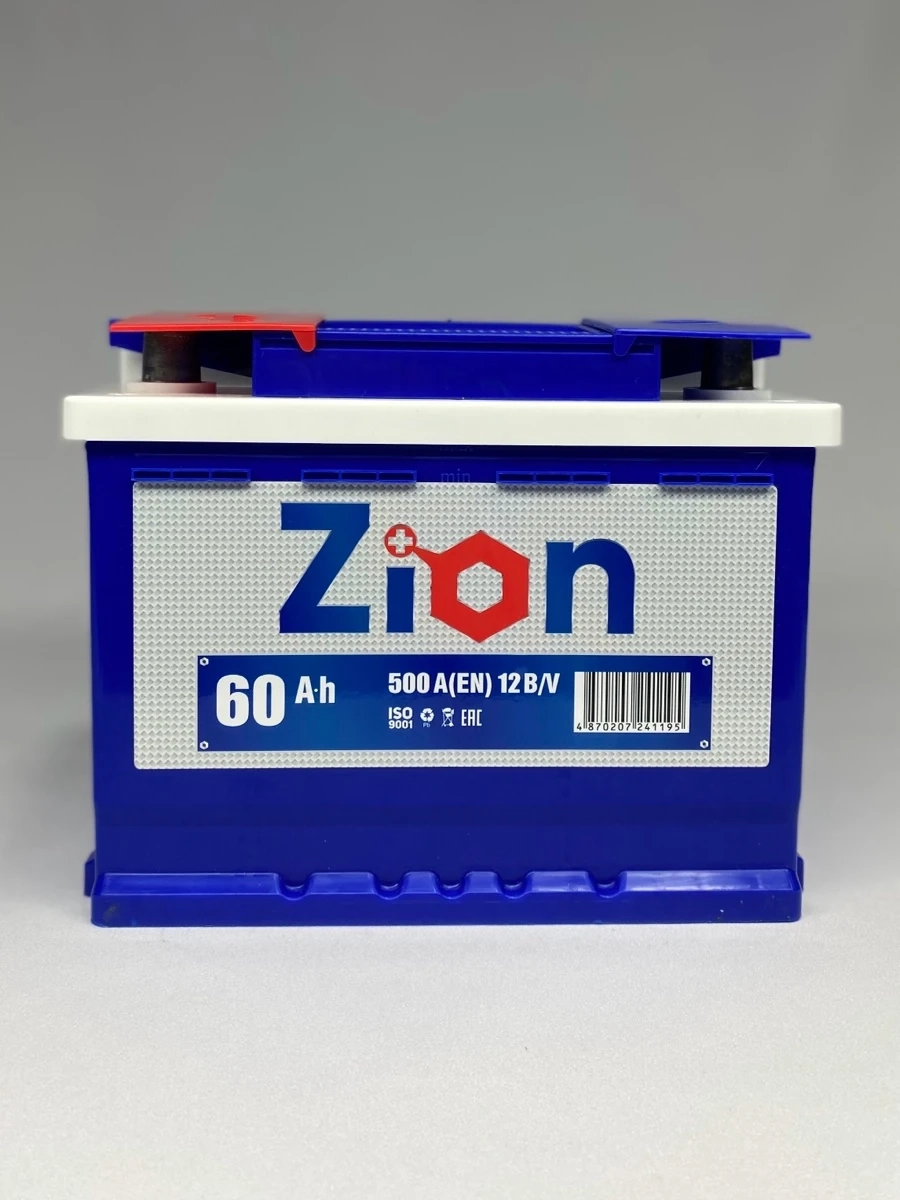 Zion 60 Ah (12V, 500 A EN) аккумулятор