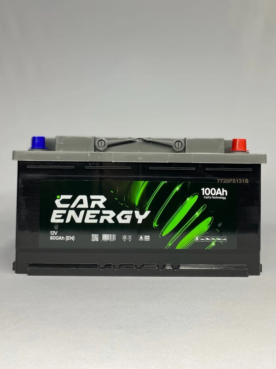 CAR ENERGY 100 Ah (12V, 800 A EN) аккумулятор