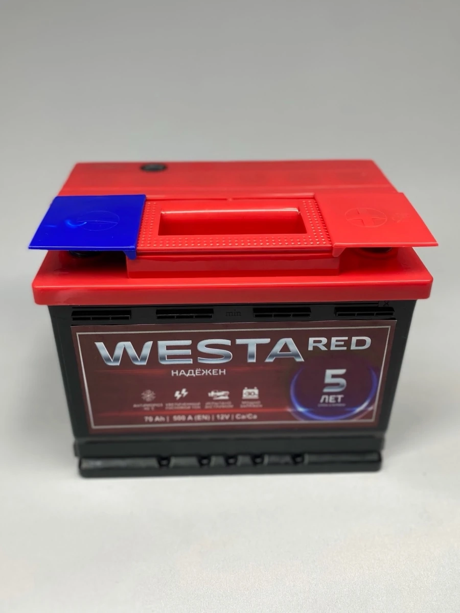WESTA RED 70 Ah (12V, 500 A EN) аккумулятор