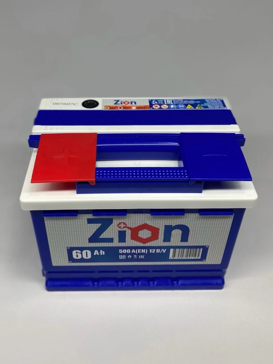 Zion 60 Ah (12V, 500 A EN) аккумулятор